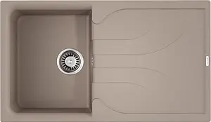 Мойка кухонная Omoikiri Yasugata 86-SA бежевый 4993870, 1