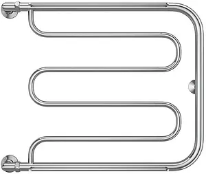 Полотенцесушитель водяной Terminus Фокстрот 1&quot; БШ 600х700 полированная сталь 4620768881473, 3