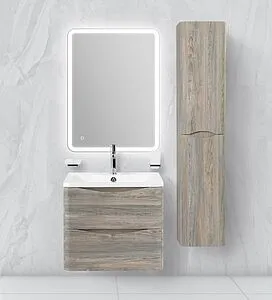 Тумба-умывальник подвесная BelBagno ACQUA 60 Pino Scania ACQUA-600-2C-SO-PS+BB600/455-LV-MR-ALR Тумба-умывальник подвесная BelBagno ACQUA 60 Pino Scania ACQUA-600-2C-SO-PS+BB600/455-LV-MR-ALR, 4