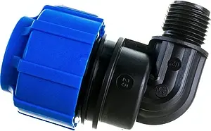 Уголок компрессионный переходной 25мм x ½"н ТПК-Аква 50012512 Уголок компрессионный переходной 25мм x ½"н ТПК-Аква 50012512, 4