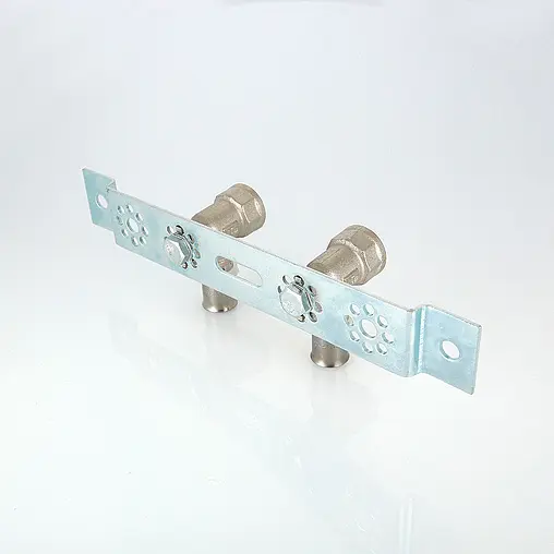 Монтажная планка с водорозетками пресс 16мм x ½"в Valtec VTm.224.N.001604 Монтажная планка с водорозетками пресс 16мм x ½"в Valtec VTm.224.N.001604