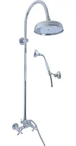 Душевая система со смесителем для душа Rav Slezak Morava retro хром MK181.5/3 Душевая система со смесителем для душа Rav Slezak Morava retro хром MK181.5/3, 1