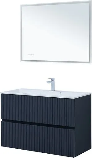 Тумба-умывальник Aquanet Джейн 100 маренго 00313304+