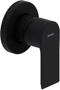 Смеситель для душа скрытого монтажа Damixa Apollo чёрный матовый 477500300, 1