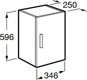 Шкаф Roca Debba 35 белый ZRU9302712, 2