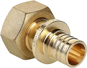 Муфта аксиальная с накидной гайкой 20мм x ½"нг Valtec VTm.422.BG.002004 Муфта аксиальная с накидной гайкой 20мм x ½"нг Valtec VTm.422.BG.002004, 1