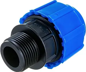 Муфта компрессионная переходная 32мм x 1"н ТПК-Аква 50030032 Муфта компрессионная переходная 32мм x 1"н ТПК-Аква 50030032, 1