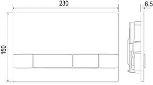 Инсталляция для подвесного унитаза Set 3 в 1 Lemark Peneda+Bit 9880412 с кнопкой белый глянцевый Инсталляция для подвесного унитаза Set 3 в 1 Lemark Peneda+Bit 9880412 с кнопкой белый глянцевый, 3