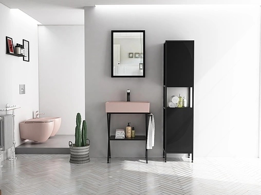 Тумба-умывальник напольная ISVEA Ferro 60 чёрный 29FES004062I