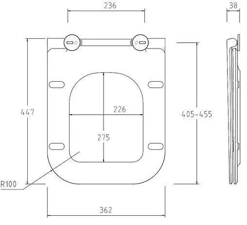 Крышка-сиденье для унитаза с микролифтом Allen Brau Liberty 3 белый 4.33015.20