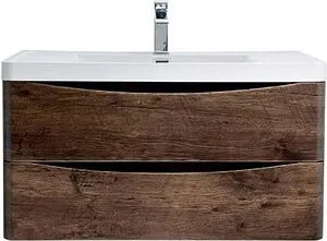 Тумба-умывальник подвесная BelBagno ANCONA-N 80 Rovere Moro ANCONA-N-800-2C-SO-RW+EA-800-LVB Тумба-умывальник подвесная BelBagno ANCONA-N 80 Rovere Moro ANCONA-N-800-2C-SO-RW+EA-800-LVB, 1