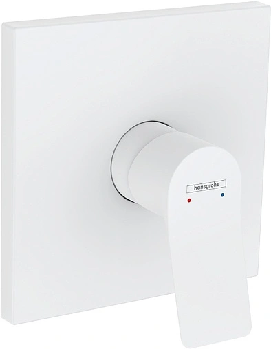 Смеситель для душа скрытого монтажа Hansgrohe Vivenis белый матовый 75615700