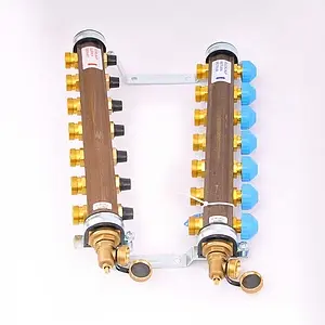 Группа коллекторная без расходомеров 7 отводов 1"в/в x ¾"ек Watts HKV 10004182 Группа коллекторная без расходомеров 7 отводов 1"в/в x ¾"ек Watts HKV 10004182, 3