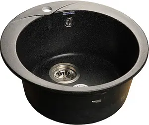 Мойка кухонная GranFest Rondo R-480 черный Мойка кухонная GranFest Rondo R-480 черный, 1