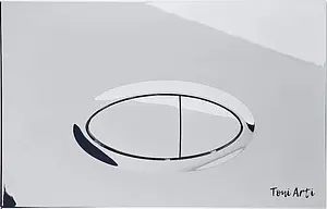 Клавиша смыва для унитаза Toni Arti Freto TA-0051 хром глянцевый Клавиша смыва для унитаза Toni Arti Freto TA-0051 хром глянцевый, 1