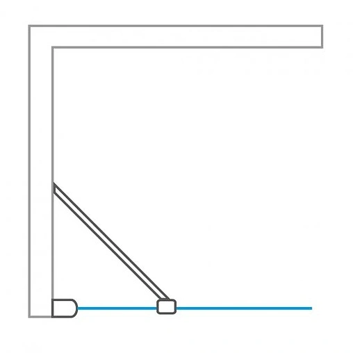 Боковая стенка 900мм прозрачное стекло Roltechnik Hitech Line HBB/900 286-9000000-06-02