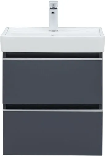 Тумба-умывальник подвесная Aquanet Вега 50 маренго 00329588+00301802