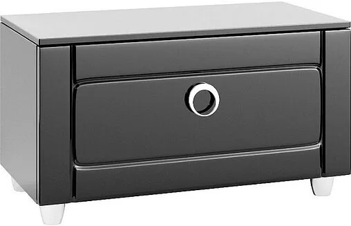 Комод напольный Aqwella Infinity 80 чёрный Inf.03.08/BLK