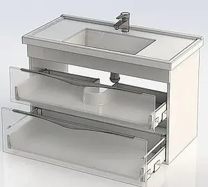 Тумба-умывальник Aquanet Эвора 100 дуб антик 00183003+00182325 Тумба-умывальник Aquanet Эвора 100 дуб антик 00183003+00182325, 4
