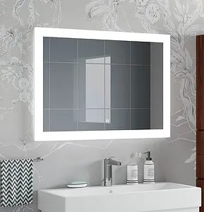 Зеркало с подсветкой Continent Relax Led 100x80 с блоком погоды Зеркало с подсветкой Continent Relax Led 100x80 с блоком погоды, 3