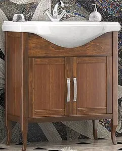 Тумба-умывальник напольная Opadiris Мираж 80 светлый орех 00-00007498+4620008198941, 1