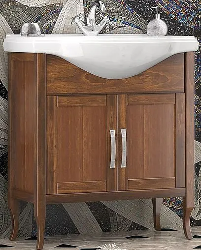 Тумба-умывальник напольный Opadiris Мираж 80 светлый орех 00-00007498+4620008198941