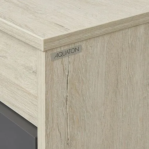 Тумба-умывальник подвесная Aquaton Лофт Урбан 100 графит/орегон 1A2477K5LQX60