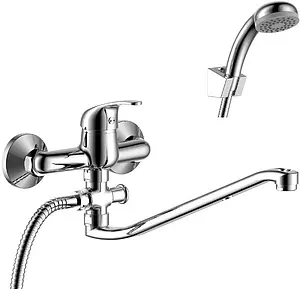 Смеситель для ванны с длинным изливом Rossinka хром Y35-35 Смеситель для ванны с длинным изливом Rossinka хром Y35-35, 1
