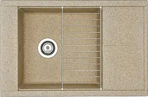 Мойка кухонная Aquaton Делия 78.7 песочный 1A715132DE220 Мойка кухонная Aquaton Делия 78.7 песочный 1A715132DE220, 4