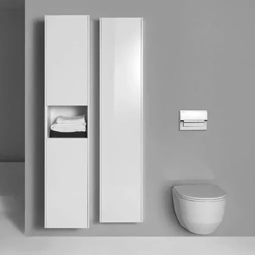 Комплект 6 в 1 Laufen Pro Rimless Z.RU93.0.771.6 с кнопкой белый глянцевый