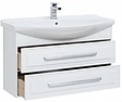 Тумба-умывальник Aquanet Остин 105 белый 00203919+00175449