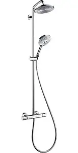 Душевая система с термостатом для душа Hansgrohe Raindance S 240 1jet EcoSmart хром 27116000 Душевая система с термостатом для душа Hansgrohe Raindance S 240 1jet EcoSmart хром 27116000, 1