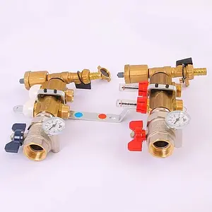 Группа коллекторная с расходомерами 2 отвода 1&quot;в/в x ¾&quot;ек Tiemme 3870027, 4