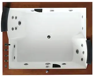 Ванна акриловая с гидромассажем Gemy 186x151 L G9052 II B L Ванна акриловая с гидромассажем Gemy 186x151 L G9052 II B L, 3