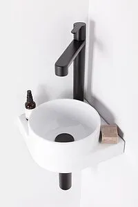 Смеситель для раковины Ravak Puri чёрный матовый X070182, 3