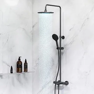 Душевая система с термостатом для ванны Am.Pm Like чёрный матовый F0780522 Душевая система с термостатом для ванны Am.Pm Like чёрный матовый F0780522, 4