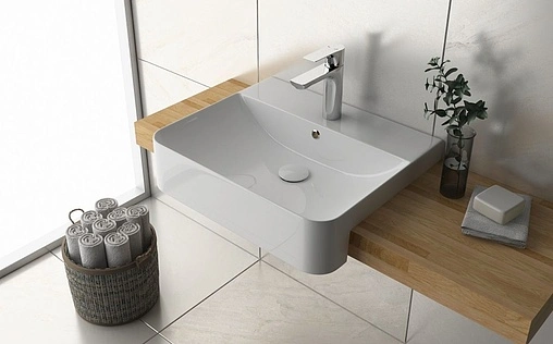 Раковина ISVEA Sott'Aqua 58 белый 10SQ51058SV