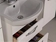 Тумба-умывальник подвесная Aquaton Ария 65 M тёмно-коричневый 1A1233K0AA430