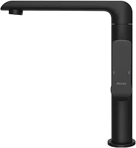 Смеситель для раковины Ravak Flat чёрный матовый X070174, 4