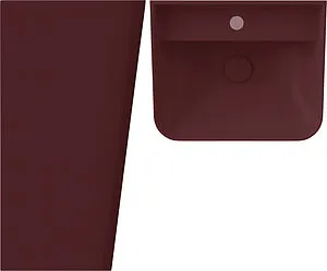 Раковина ISVEA Sott’Aqua 50 бордовый 10SQ37001-2R Раковина ISVEA Sott’Aqua 50 бордовый 10SQ37001-2R, 4