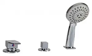 Смеситель на борт ванны на 3 отверстия Aquanet хром B23-A Смеситель на борт ванны на 3 отверстия Aquanet хром B23-A, 1