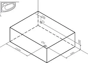 Ванна акриловая Am.Pm Bliss L 160x105 Ванна акриловая Am.Pm Bliss L 160x105, 4