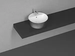 Раковина ISVEA Azur 51 платина/белый 10SY65052SV-Platinum, 3