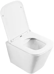 Унитаз подвесной безободковый BelBagno Ardente-R белый BB520CHR Унитаз подвесной безободковый BelBagno Ardente-R белый BB520CHR, 3