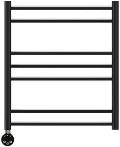 Полотенцесушитель электрический лесенка Lemark Ursus П7 600х500 черный матовый LM72607EBL Полотенцесушитель электрический лесенка Lemark Ursus П7 600х500 черный матовый LM72607EBL, 1