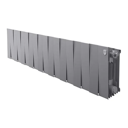Радиатор биметаллический 18 секций Royal Thermo PianoForte 200 Silver Satin RTPS3020018