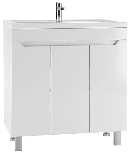 Тумба-умывальник напольный Айсберг Мечта 80 белый DM2325T+1WH302251