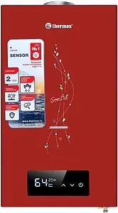 Водонагреватель проточный газовый Thermex Sensor S 20 MD (Art Red) 351112 Водонагреватель проточный газовый Thermex Sensor S 20 MD (Art Red) 351112, 1