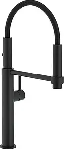Смеситель для кухни с гибким изливом Franke Pescara 360 чёрный матовый 115.0545.136 Смеситель для кухни с гибким изливом Franke Pescara 360 чёрный матовый 115.0545.136, 1