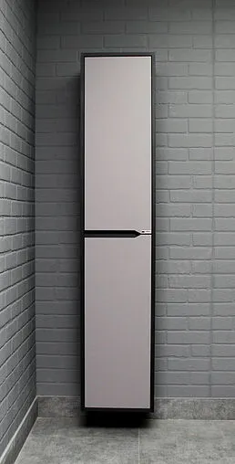 Шкаф-пенал подвесной Домино Karat 35 R cерый тауп DK3214P